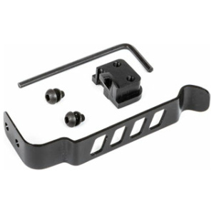 Black bicycle bottle cage hardware set