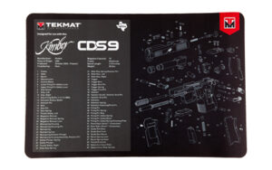 TekMat gun cleaning mat with gun diagram.