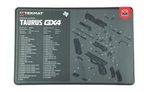 TekMat diagram of Taurus GX4 pistol parts