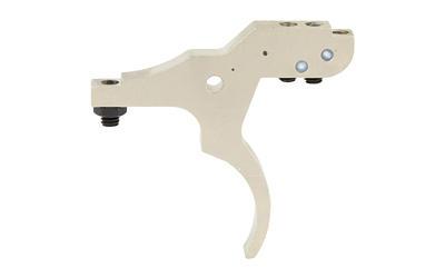 Beige metal firearm trigger assembly component