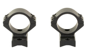 Pair of metal rifle scope mounting rings