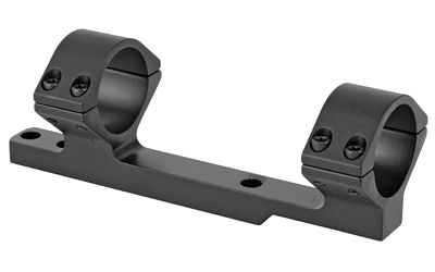 Black rifle scope mount with dual rings