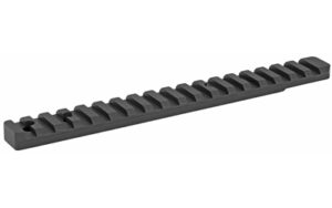 Black Picatinny rail mounting base