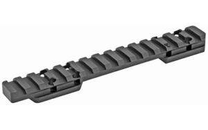 Black metal Picatinny rail mount