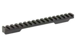 Black metal Picatinny rail mount