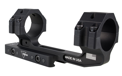 Black Trijicon dual-ring scope mount