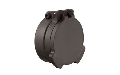 Round black plastic protective outlet cover