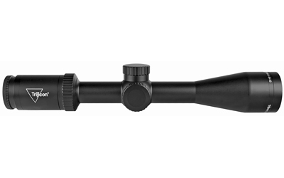 Black rifle scope isolated on white background