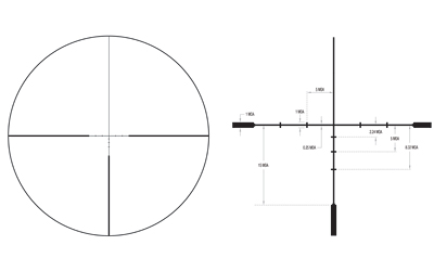 Technical drawing of circle and dimensioned shaft diagram