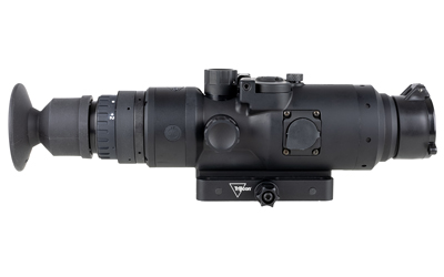 Black thermal imaging scope isolated on white background