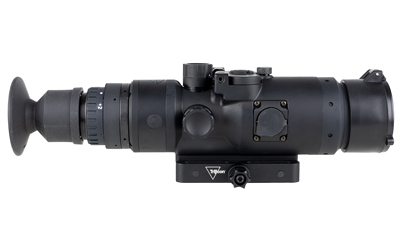 Black night vision scope with mounting base