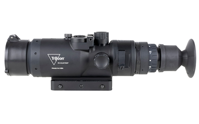 Trijicon night vision scope on white background