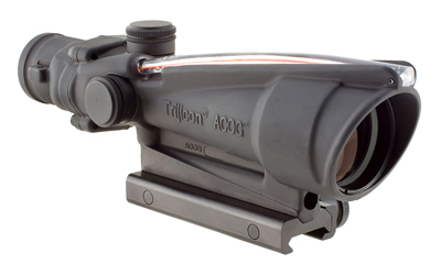 Trijicon ACOG rifle scope isolated on white background