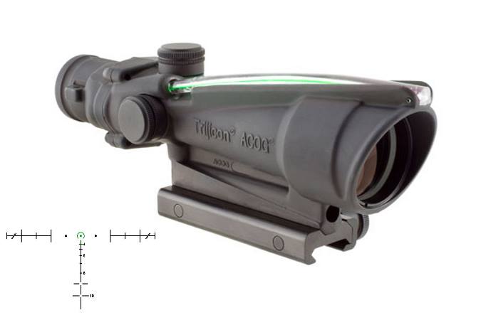 TRIJICON ACOG 3.5X35 .223 GRN HOR SH
