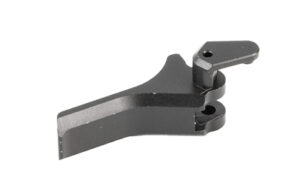 Metal latch component isolated on white background
