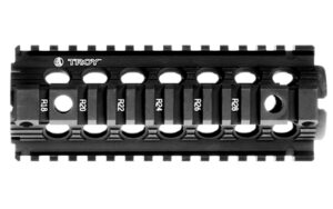 Black Troy rifle handguard rail system