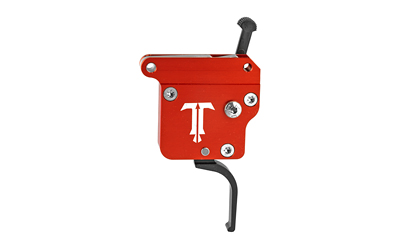 TriggerTech Rem Clone(NO BOLT STOP)Black Diamond Flat Trigger Single Stage Adjustable Black/Red - Image 2