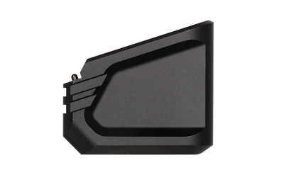 Modern black wall-mounted mailbox with angular design