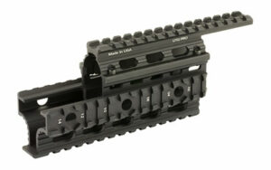 Black UTG Pro quad rail handguard system