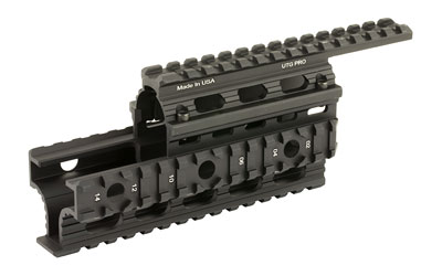 Black UTG Pro quad rail handguard system