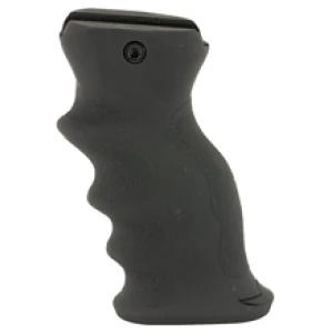 Black ergonomic pistol grip accessory