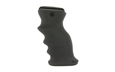 Black ergonomic pistol grip accessory