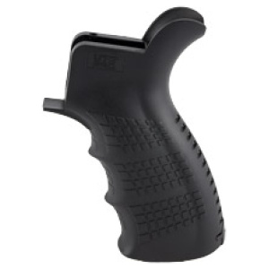 Black ergonomic rifle pistol grip