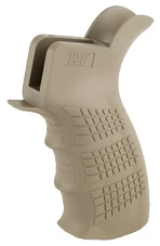 Tan textured tactical grip for firearms