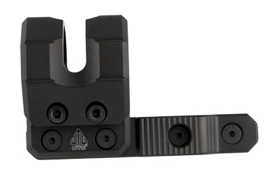 Black tactical rifle scope mount