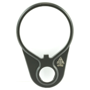 Black metal sling adapter for rifles