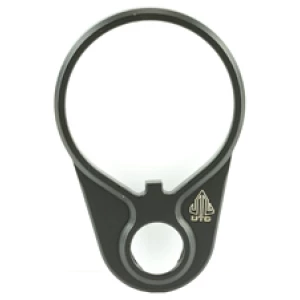 Black metal sling adapter for rifles
