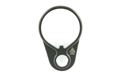 Black metal sling adapter for rifles