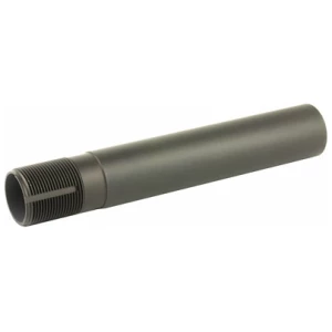 Black rifle buffer tube for firearm assembly.