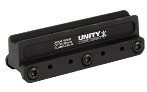 Black UNITY Tactical optic mounting rail