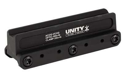 Black UNITY Tactical optic mounting rail