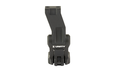 Unity tactical optic mount, black angled view.