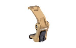 Tactical mount in tan color, front view
