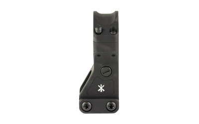 Black metal firearm sight mount component