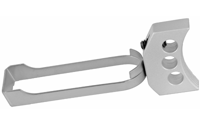 Metal mounting bracket with perforated vertical plate
