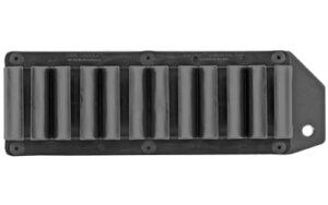 Black wall-mounted socket organizer rack