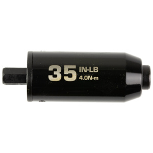 35 in-lb torque driver, 4.0 N-m.
