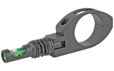 Gray clamp with built-in bubble level indicator