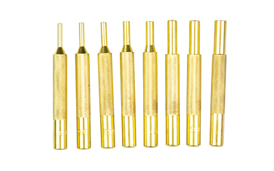 WHEELER 8-PC BRASS PUNCH SET - W/STORAGE POUCH - Image 2