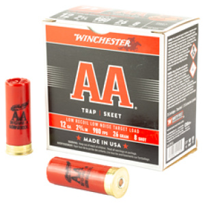 Winchester AA Target 12 ga 2-3/4" 2-1/2 dr 9/10 oz #8 - 25/ct