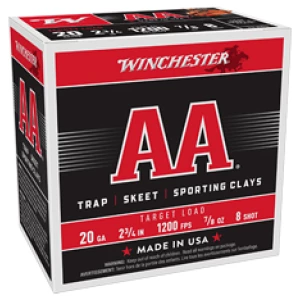 Winchester AA 20 gauge target load box