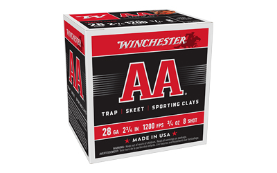 Winchester AA 28 gauge shotgun shells box