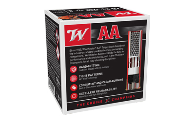 Box of Winchester AA shotgun shells ammunition