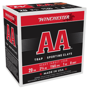Winchester AA trap sporting clays ammunition box