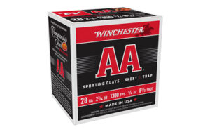 Winchester AA 28 gauge shotgun shells box
