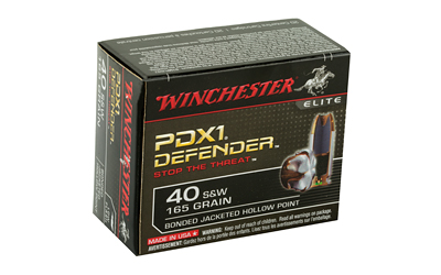WINCHESTER SUPREME ELITE 40 SW - 165GR PDX1 DEF 20RD 10BX/CS - Image 2